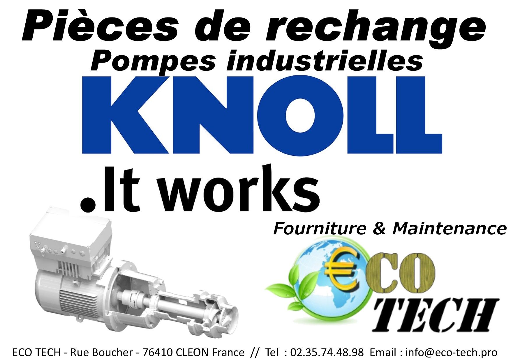 Pompe knoll pièces de rechange et détachées normandie nouvelle-aquitaine_0