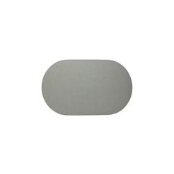 Stil Casa, set de table unicolore, polyuréthane cousu, 48xh. 30 cm, finition dollar ice, couleur bleu clair (ice). - TOV4830-D-ICD_0