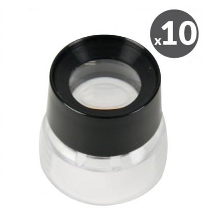 Vel431372 - Loupe d'horloger x10 pour contrôle précis des impressions 3D et vérification des défauts_0