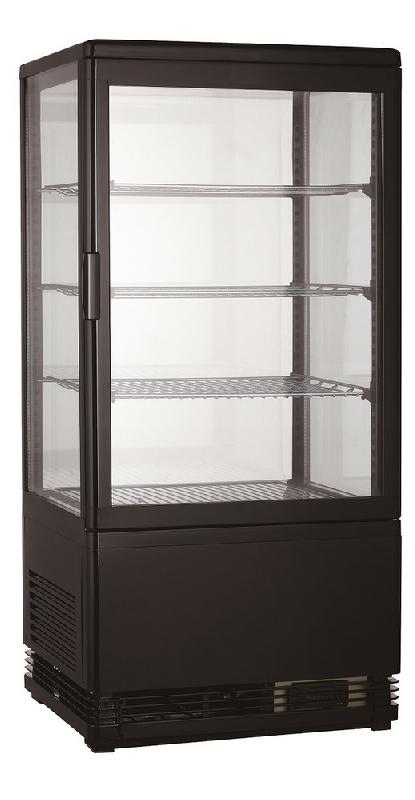 Vitrine réfrigérée desserts et boissons 68l noir - 7487.0170_0