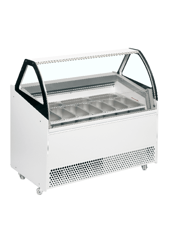 Vitrine ventilée pour glace en bac TEFCOLD BERMUDA VIEW RV10_0
