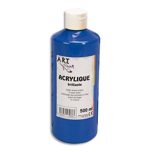 Art plus acrylique brillante 500ml bleu outremer_0