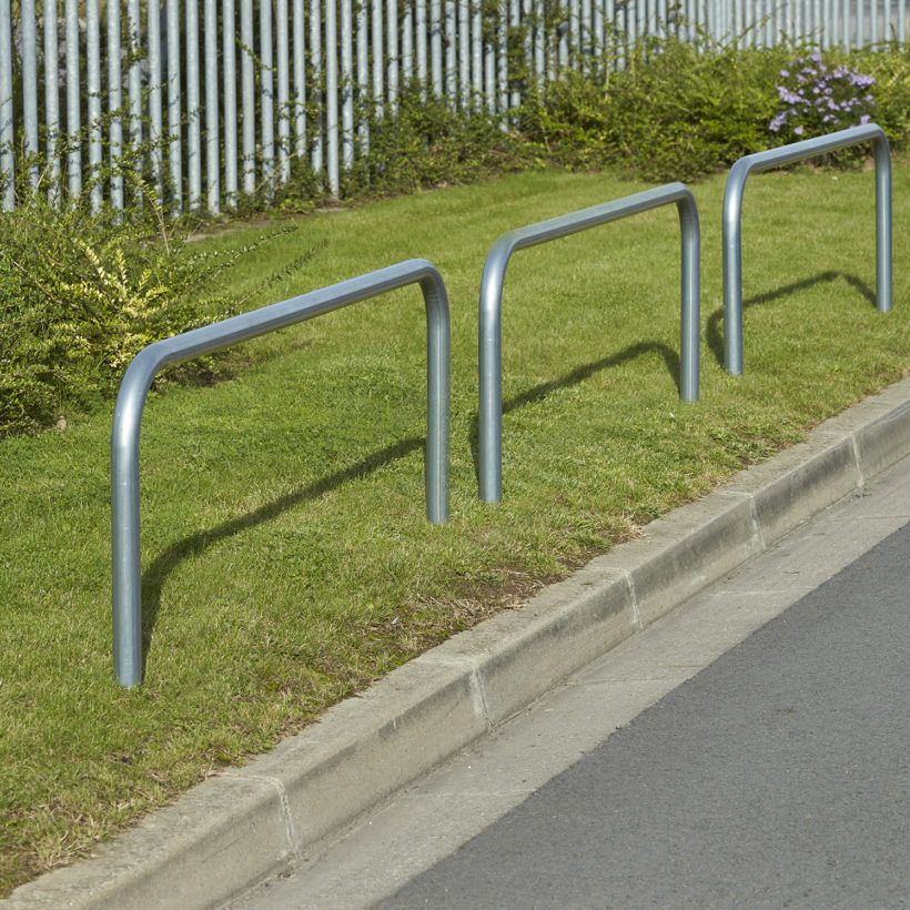 B335VGA Arceau urbain - Mottez - Ø50mm - Galvanisé - L : 180 cm x 65 cm - À sceller_0