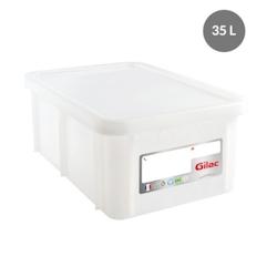 GILAC Bac HACCP rectangulaire  35 L avec couvercle - 3005535306266_0