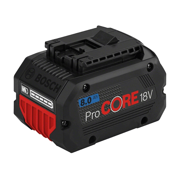 BATTERIE BOSCH LI-ION PROCORE 18V 8AH PROFESSIONAL TECHNOLOGIE COOLPACK