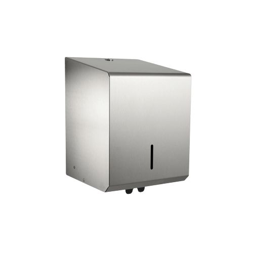BC8313 - Distributeur d'essuie-mains en papier Dolphin Solutions - inox 304 finition satin brossé_0