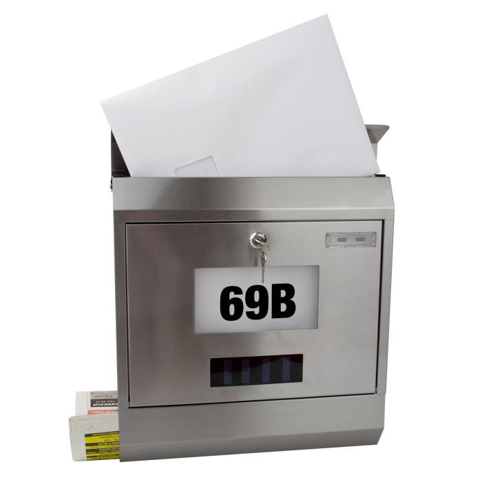 Boîte aux lettres 'solar' avec porte-journaux_0