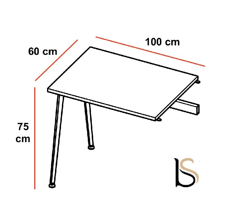 Bureau retour pour série X3 - Officity - 100, Anthracite, Gris_1