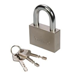 Cadenas en Acier 60 mm – Sécurisé et Résistant – Protection Optimale pour Vos Effets - Silverline - gris 5060012965617_0