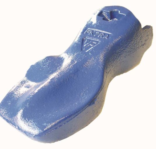 Dents de godet Fastkey FK7 RA - Référence FK7 SRA - 13.46 kg - Dimensions A 305 mm, B 123 mm, C 25 mm, D 90 mm, E 86 mm_0