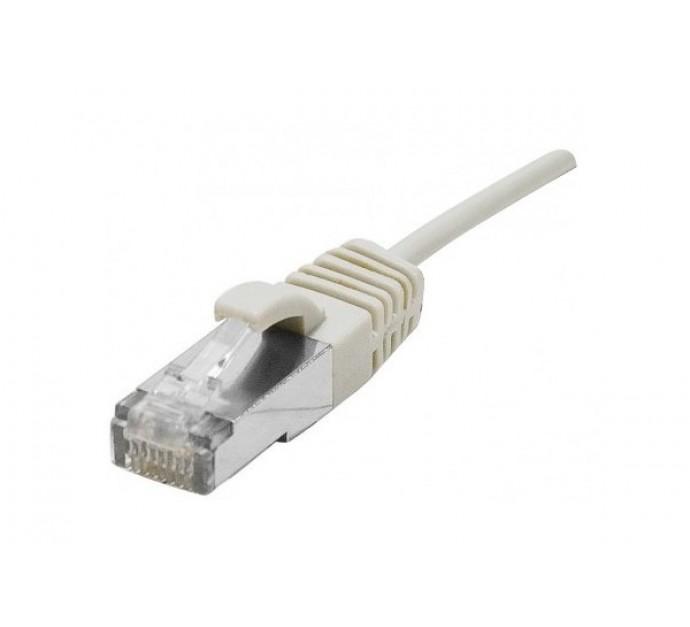 Dexlan cordon RJ45 CAT 6A S/FTP ultra-fin LS0H gris - 2 m - 44% de gain de place_0