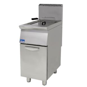 Friteuse gaz 18 litres - acier inox AISI 304 - thermostat précis 50-180°C - robinet de vidange sécurisé_0
