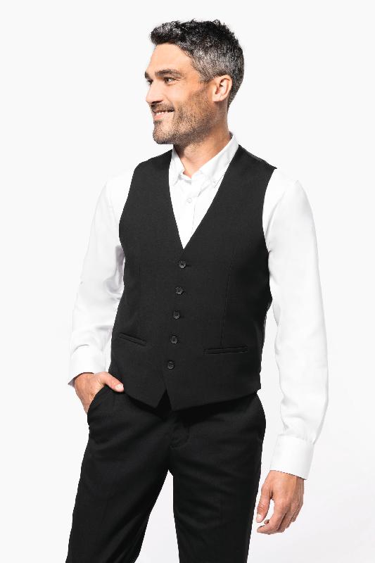 Gilet homme - Réf: K501 - Kariban - 64% polyester, 34% viscose, 2% élasthanne_0