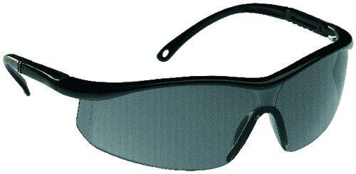 Lunettes de sécurité noire - protection oculaire en polycarbonate avec branches réglables - EUR60523 - EUROPROTECTION_0