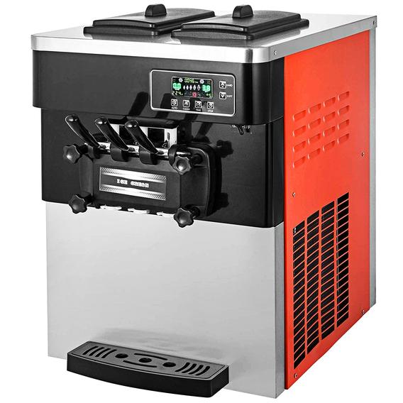 Machine à glace italienne crème glacée 20-28l/h 2200w 3 saveurs automatique  - vevor, Vevor