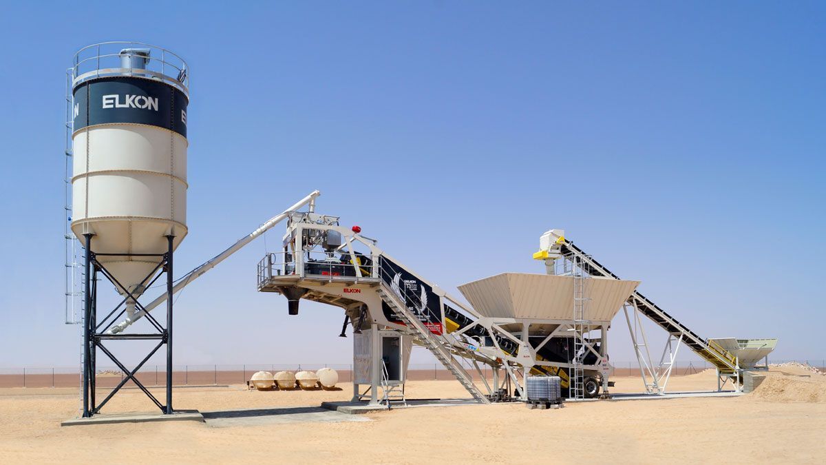 Centrale à béton mobile Master-60 Pegasus-Bear-Panthera - 50 m³/h - silo intégré 36 tonnes (modèle BEAR)_0