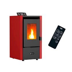 Poêle à granulés air Anita 6,5 kW Bordeaux Sannover - ANITA6Bord_0