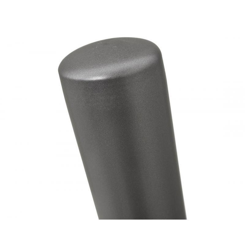 Potelet inclinable en acier Ø76mm - pommeau Carrefour - inclinaison 45°_0