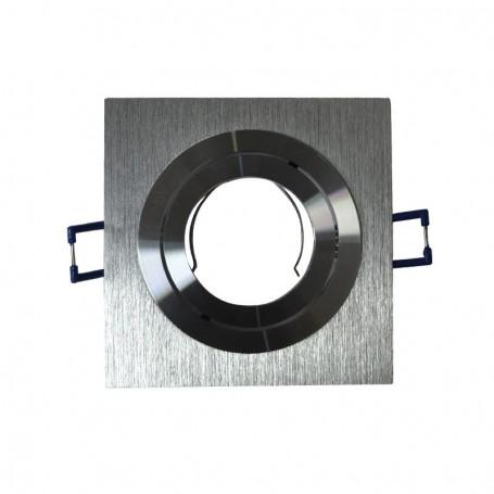 Support de spot carré en aluminium - dimensions 92x92 mm_0