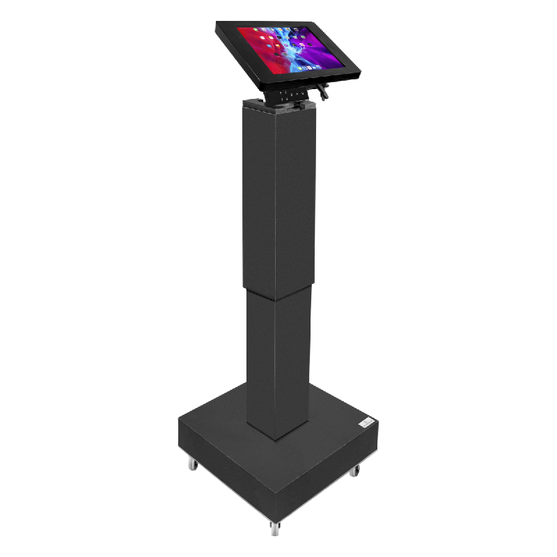 Support sur pied pour iPad Suegiu, réglable en hauteur, pour iPad Pro 12.9 (1ère/2ème génération) - noir - Bravour®_0