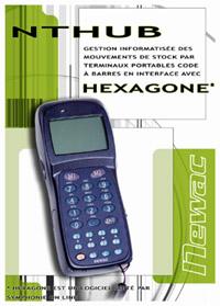 Terminal portable code à barres NTHUB - Solution complète pour gestion des stocks avec interface SIH HEXAGONE_0