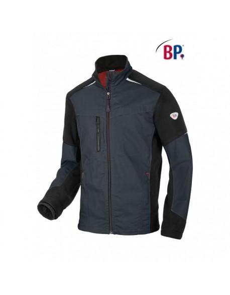 Veste bimatière BP Plus - Empiècements extensibles et tissu/polaire - Ves0024_0