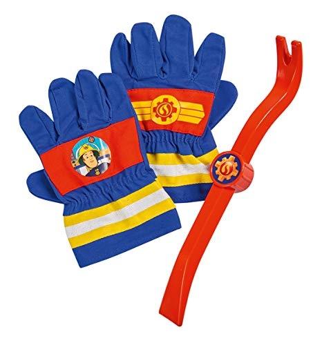 Simba - Paire de gants Sam le pompier - En textile - 20 x 14 cm - Pour enfants dès 3 ans_0