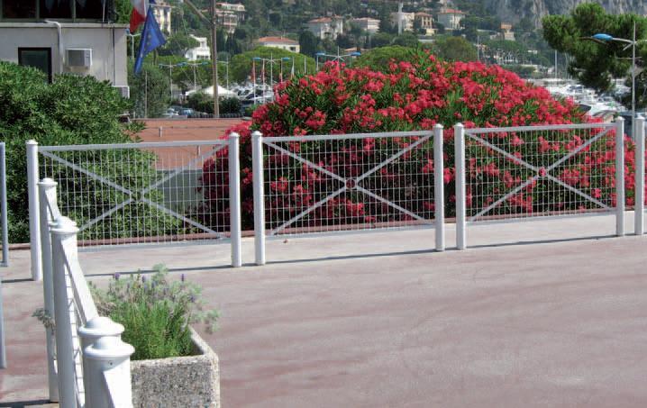 Barrières en aluminium