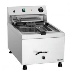 Bartscher Friteuse inox électrique simple 12 Litres PRO, 9000 W, 400 V - TRI - 3667335016440_0