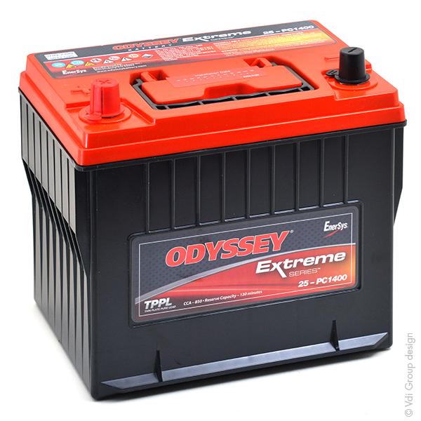 BATTERIE DÉMARRAGE HAUTE PERFORMANCE ODYSSEY EXTREME PC1400 12V 55AH AUTO_0