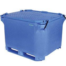 Caisse isotherme 680 litres - Résistante, polyéthylène alimentaire, 630 L utiles - Industrie agroalimentaire et transport_0
