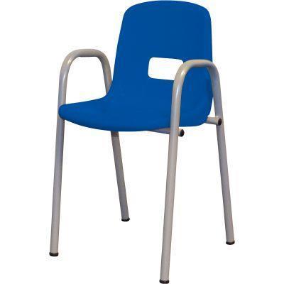 Chaise coque en polypropylène avec accoudoirs - LNR Mobiliers - Réf. ST 710ACC T0B_0
