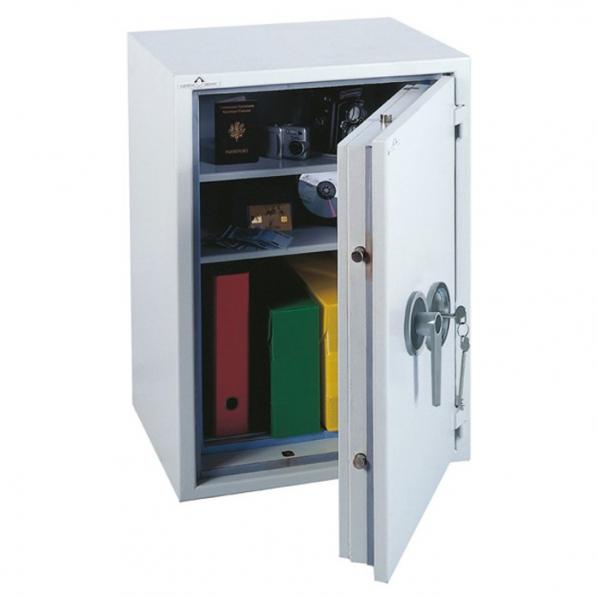 Coffre-fort anti-feu et anti-vol Protect Duo 123 litres - À clé ou à code - Grande capacité et qualité_0