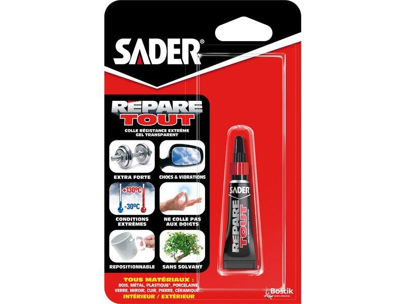 Colle réparation gel Répare Tout SADER - 5g - pour réparations polyvalentes_0