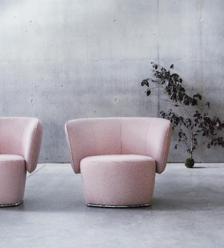 Fauteuil 1 place Venice - Softline. - Felt marron fonce 635_1