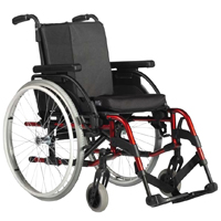 Fauteuil roulant manuel Rubix - dossier fixe - aluminium résistant - ajustable et personnalisable_0