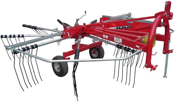 Ga 300 3PN - Andaineur agricole DMC Italia - 3,00 m - À 8, 9 ou 11 bras avec options de roues et kit tandem_0