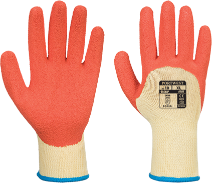 Gant extra grip jaune orange a105, l_0