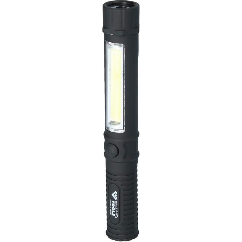 Lampe de poche à LED COB 2 en 1 de 140 Lumens Brillant tools | BT130910-GR_0