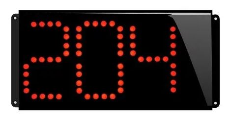Modèle de base - Afficheur file d'attente SREI - 3 chiffres de 10 cm ou 20 cm avec boîtier à poussoir_0