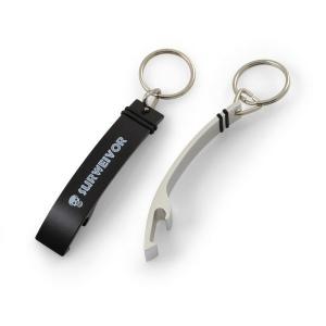Porte-clés décapsuleur aluminium 80mm - p.U.H.T sérigraphie 1 couleur référence: ix327349_0