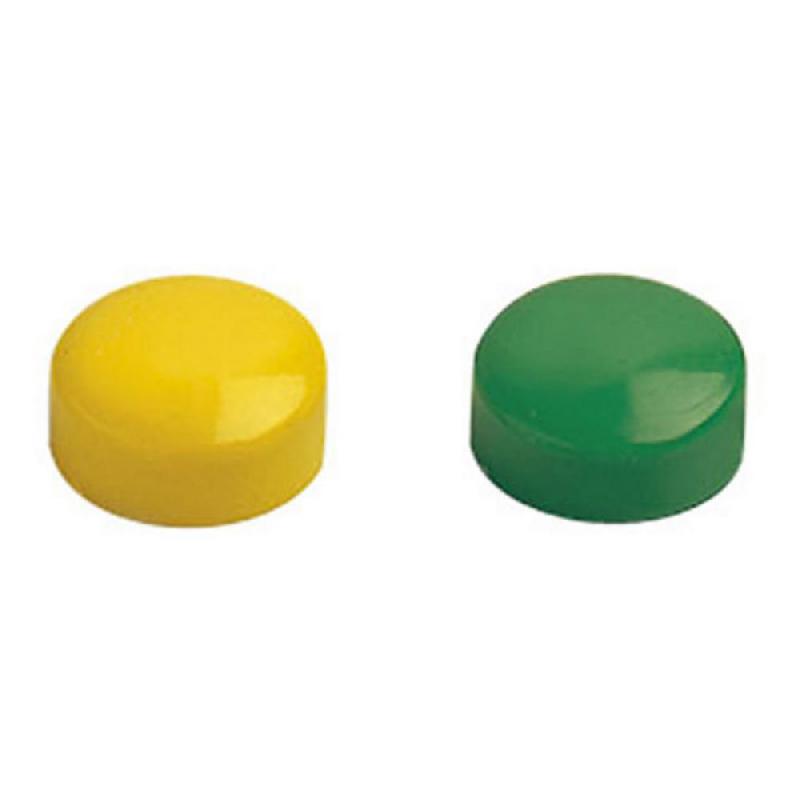 PUNAISES AIMANTEES - Ø 15 MM - COLORIS ASSORTIS - PAQUET 60 UNITES