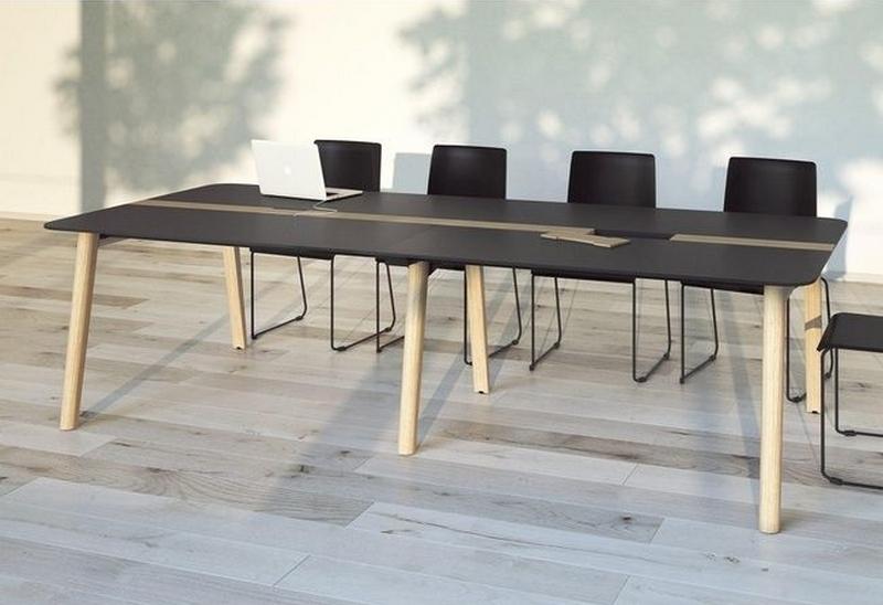 Table de réunion bois - 8-places,avec_0