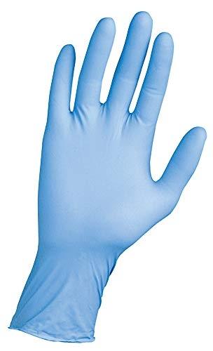 Gamme Premium - Gants nitrile, taille L, bleu ciel, non stériles, 100 pièces_0