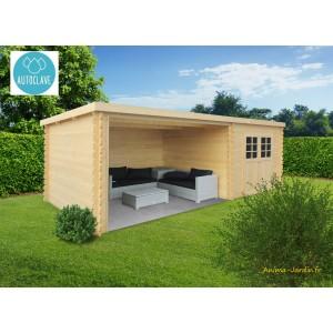 Abri de jardin en bois traité autoclave rohan - s8369-1-sans plancher_0