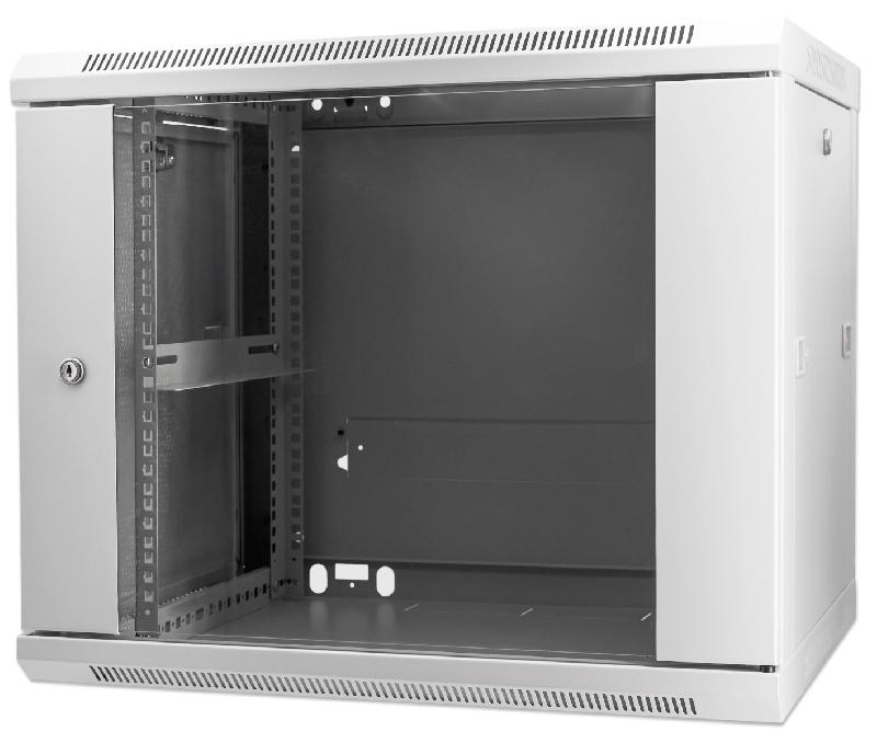Appareil à main MHT149 de 19 pouces avec porte vitrée - porte 9U - 600 mm d'épaisseur - grijs - Bravour®_0