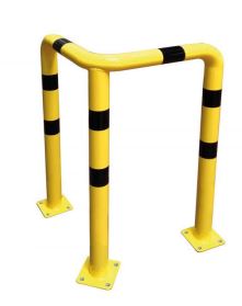 Arceau d'angle 3 pieds en acier 3mm - Finition peinture sur zinc - STI Balisage routier_0