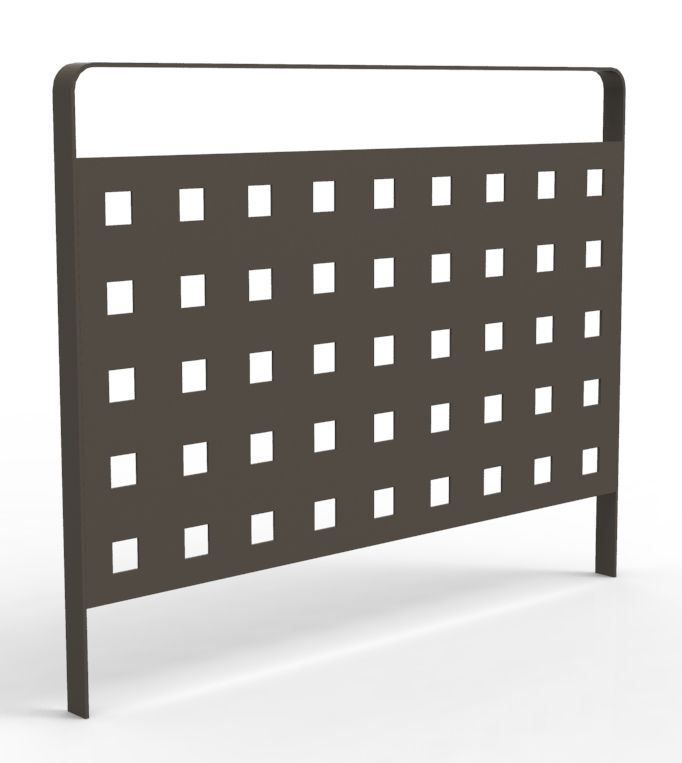 Barrière urbaine Passe-Temps - France Urba - en métal - longueur 150 cm - finition polyzinc + RAL au choix_0