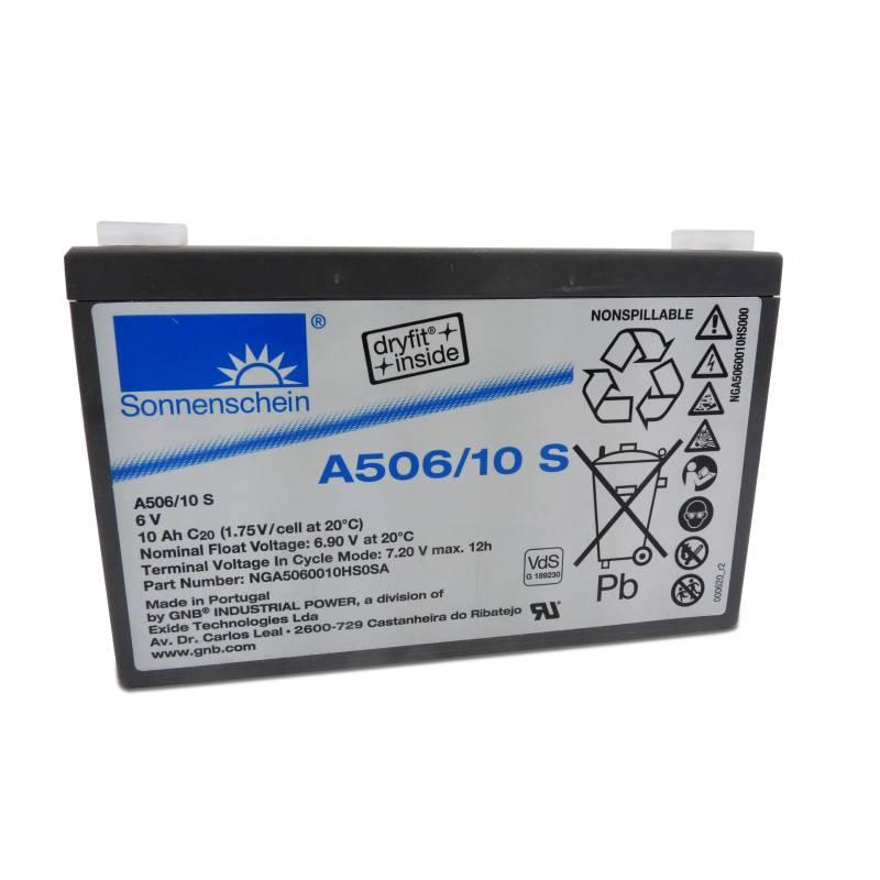 Batterie Gel dryfit A506/10 S 6V 10Ah Sonnenschein_0