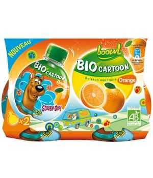 BOOWL - SCOOBY DOO BOISSON RAFRAÎCHISSANTE ORANGE BIPACK 2 X 33 CL